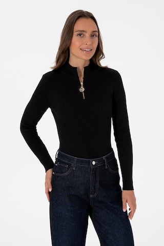 U.s. Polo Assn. Kadın Siyah Kazak /triko 50316869-vr046 Siyah