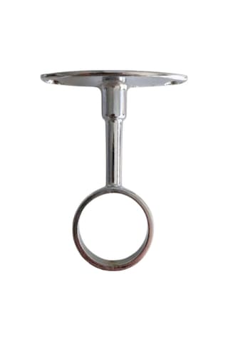 Yuvarlak Ayaklı Açık Askı Borusu Flanşı Mobilya Oval Boru Flanşı 10 Adet Boru Çapı:25mm