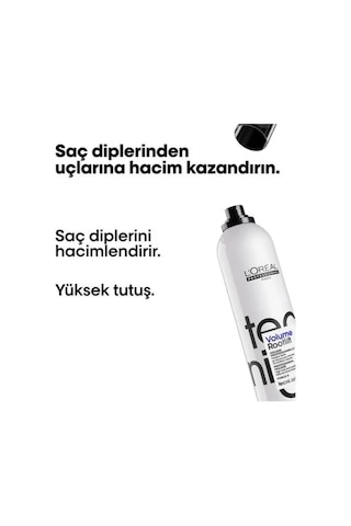 L'Oreal Paris Tecni Art Volume Lift Saç Diplerine Hacim Veren Köpük Saç Spreyi 250 ML