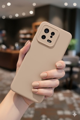 Xiaomi Mi 13 Kılıf Içi Kadife Süet Tasarımlı Kamera Korumalı Silikon A Kalite Lansman Kapak