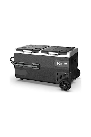 Iceco K95d 12/24volt 95lt Akülü/kablolu/ Çift Bölmeli Kompresörlü Outdoor Oto Buzdolabı/dondurucu A