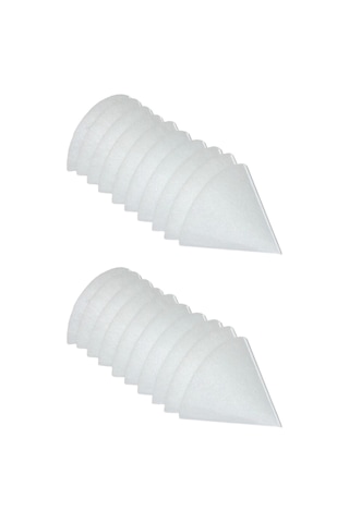 Homyl 20x Konik Egzoz Valfi Filtreleri Ev Banyo Mutfak Için Beyaz