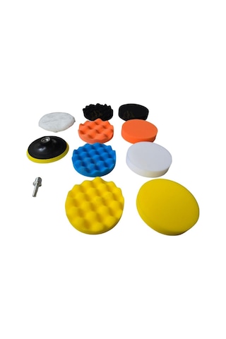 Sgs Pasta Polisaj Seti 115 Mm. Sünger-taban-ped-adaptör - 11 Parça