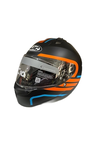 Hjc C10 Lito MC27SF Kask Mavi Siyah Turuncu