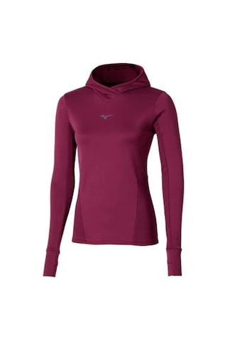 Active Warm Kadın Kapüşonlu Yarım Fermuarlı Rüzgarlık Bordo Çok Renkli