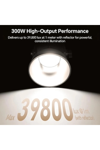 Photoolex Cone 300w Plus Cob Profesyonel Video Ve Stüdyo Işığı - Tf-ls-062pl