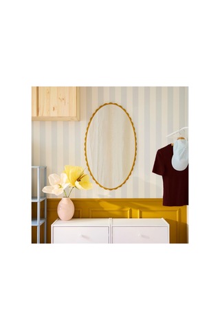 Ikea Daggkaprifol Duvar Aynası 60x100 Cm Koyu Sarı