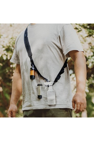 Sundick Kamp Depolama Sling Kemer Aracı Organizatör İpi 9 Döngüler Gri