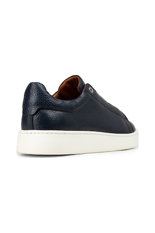 Deery Erkek Gizli Bağcıklı Hakiki Deri Lacivert Sneaker - 04444mlcve01