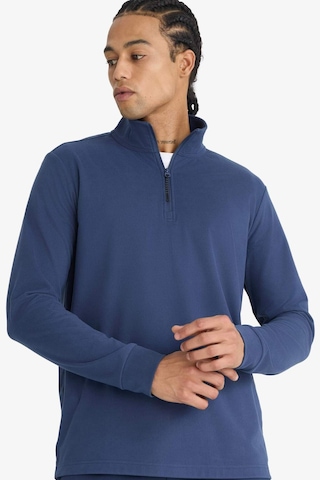 Defacto Defactofit Standart Fit Dik Yaka Yarım Fermuarlı Polar Sporcu Sweatshirt F2302ax25wnnv94 Lacivert