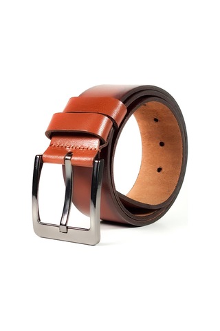 Mergenshoes Taba Hakiki Deri Erkek Kot Pantolon Kemeri Ka02 001