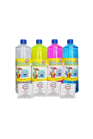 Akbel Zıp Zıp Oyun Jeli Seti 4 Renk 4X1 Kg