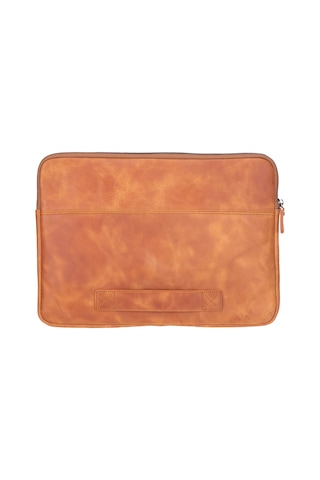 Torıno Tuscan Tan Super Slim 14inç Laptop / Apple Uyumlu MacBook Kılıf Kahverengi