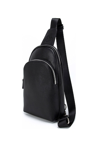 Çapraz Tek Omuz Askılı Hakiki Deri Sportif Çanta Kangaroo K. 8155