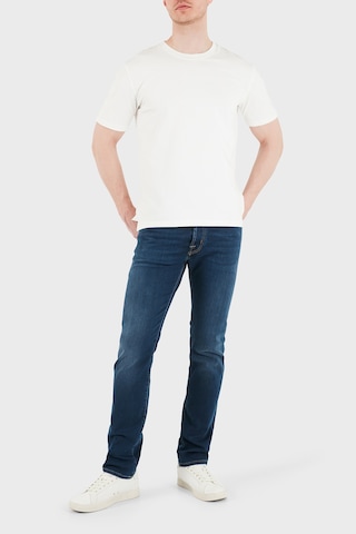 Jacob Cohen Pamuklu Slim Fit Normal Bel Dar Paça Jeans Erkek Kot Pantolon Jum Qe004 057 P0021 V1 100d Lacivert