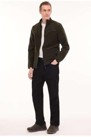 Lumberjack Chad 7sn163 4pr Haki Casual Fermuarlı Polar Haki