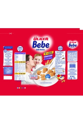 Ülker 12 Vitamin 7 Mineral Sütlü Bebe Bisküvisi 800 G