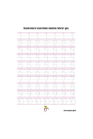 Okul Öncesi Matematiğe Giriş Sayılar Yaz-sil Kitabı
