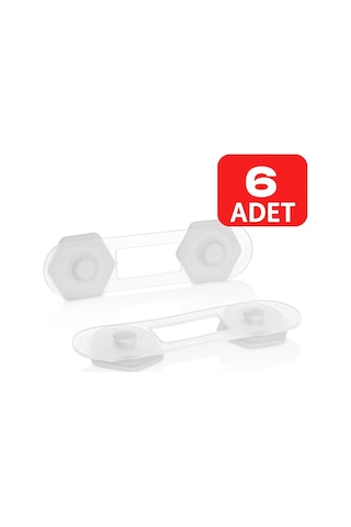 Can Yıldız Plastik Bebek Ve Çocuk Güvenlik Dolap Çekmece Kilidi Beyaz