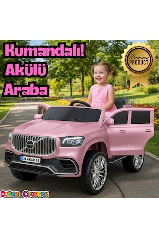 Voyage Gt Pembe Uzaktan Kumandalı 4x2 12 Volt Akülü Araba - Rc Volvo Akülü Araba Volvo Akülü Araç Çok Renkli