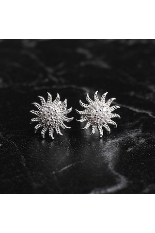 Glorria Gümüş Güneş Küpe N11.30967