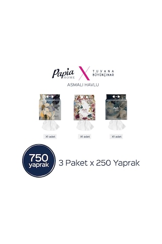Home Asmalı Havlu 750 Yaprak 3 Paketx250 Yaprak