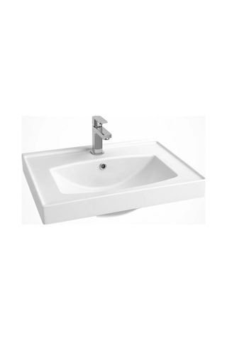 Creavit TF165.00 Dolap Uyumlu Düz Lavabo Beyaz 65 CM