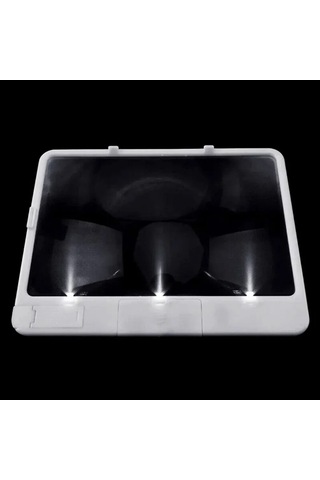 Lemestar "3x Büyütmeli Led Sayfa Büyüteç Lambası - Taşınabilir Ve Ayarlanabilir Aydınlatma"