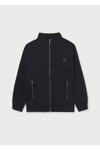 Mayoral Erkek Çocuk Fermuarlı Sweatshirt 7420 Siyah