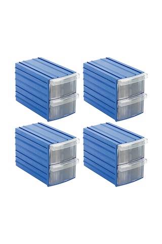 Sembol Y92 Plastik Çekmeceli Kutu 8 Çekmeceli