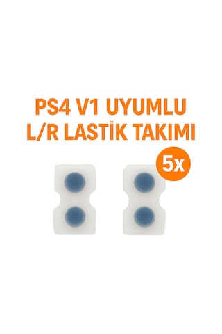 Ps4 V1 Kollar İle Uyumlu L/r Lastik Takımı 5 Takım 10 Adet