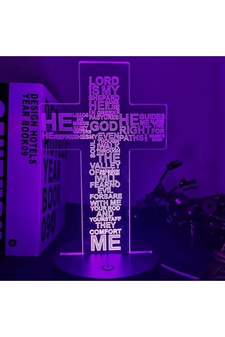 Wealthglow Renk Değiştiren 3d Dekoratif Şekilli Led Lamba - 12 Cm 799lax Siyah