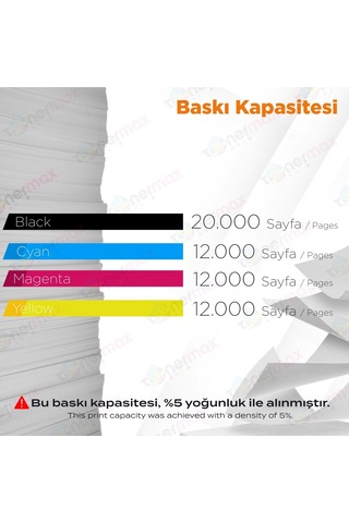 Kyocera Taskalfa 2552ci Uyumlu Toneri / Kyocera Tk-8345 Uyumlu Toner Takım