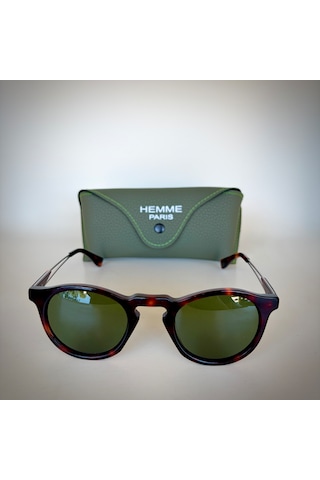 Hemme Paris He9025s C4 Unisex Güneş Gözlüğü Kahverengi - Leopar