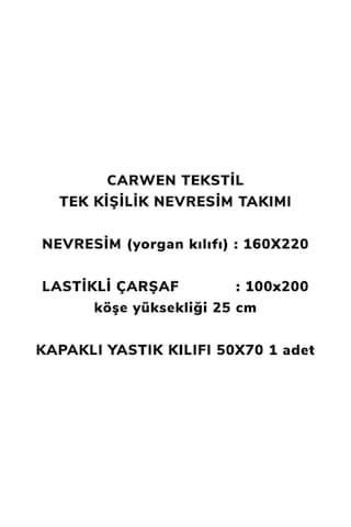 Çarşafı Lastikli Ranforce Pamuk Nevresim Takımı Tek Kişilik Sarı Zikzak