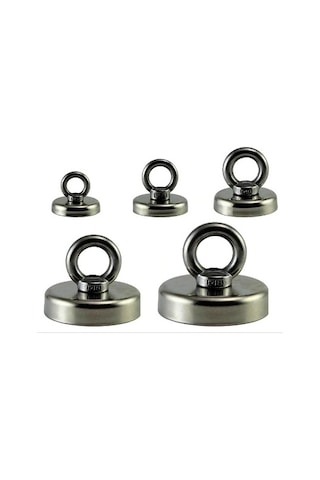 Magnet Fishing, Askılı Güçlü Neodyum Mıknatıs, Kurtarma Mıknatısı 60Mm