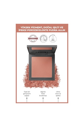 Alix Avien İpeksi Allık - Powder Blush 107 Soft Peach