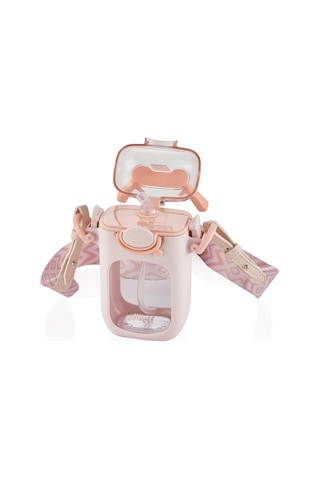 Diller Tritan Pipetli Matara 400 Ml - Pembe Standart Pembe