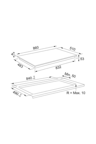 Franke FMY 906 I FP BK Black Glass İndüksiyonlu Ankastre Ocak