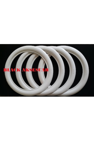 Atlas Oto Lastik Yanağı 10 Jant Beyaz Renk 4 Adet Atlas Oto Lastik Yanağı 10 Jant Beyaz Renk 4 Adet