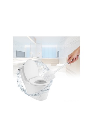 Qingmipy Duvar Montajlı Modern Tuvalet Fırçası Ve Saklama Kabı - Abs Malzeme, Otomatik Açılıp Kapanan Kapaklı Gümüş