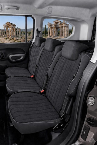 Bod Fiat Doblo Oto Koltuk Koruyucu Kılıf 2023-sonrası Bafa Serisi Füme