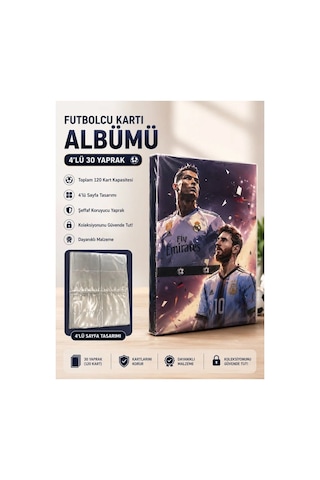 Cantex Tech Futbolcu Oyun Karti 25 Adet Sılver + 25 Adet Gökkuşağı Series Pocket Esnek Kırılmaz Parlak Kart +albüm