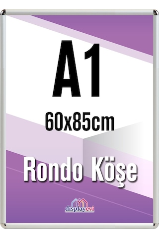 Alüminyum Çerçeve Rondo Köşe 60X85Cm A1