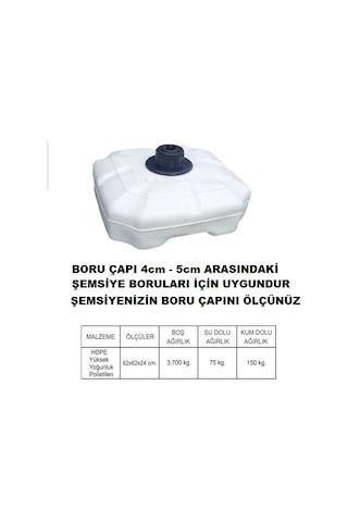 75 Lt Kalın Plastik Şemsiye Bidonu