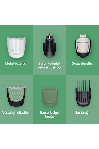 Philips All-ın-one Trimmer 5000 Serisi Mg5932/15, 11'ı 1 Arada Erkek Bakım Seti, Yüz Saç Vücut Için
