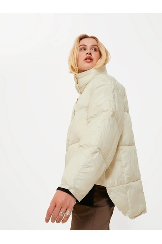 Jjxx Kapüşonlu Kırık Beyaz Kadın Mont 12237579 001