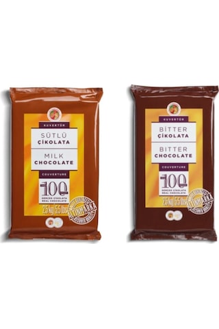 Altınmarka Sütlü Bitter Kuvertür Çikolata 2 x 2500 G Altınmarka Sütlü Bitter Kuvertür Çikolata 2 x 2500 G