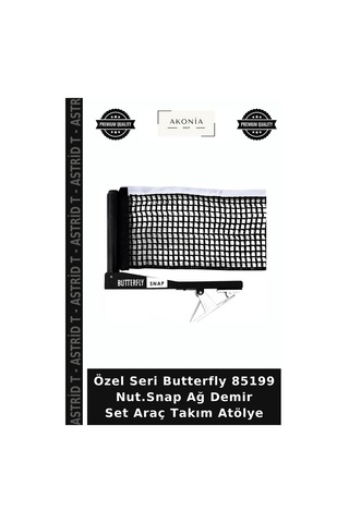 Özel Seri Butterfly 85199 Nut.snap Ağ Demir Set Araç Takım Atölye