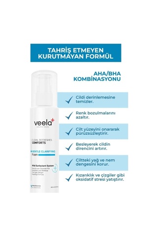 Veela Cilt Yenileyici Hassas Temizleyici Köpük